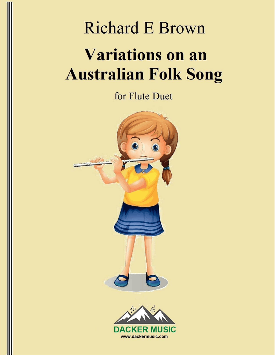 Variations on an Australian Folk Song - Flute Duet Flute Duet scores gallery preview page 1