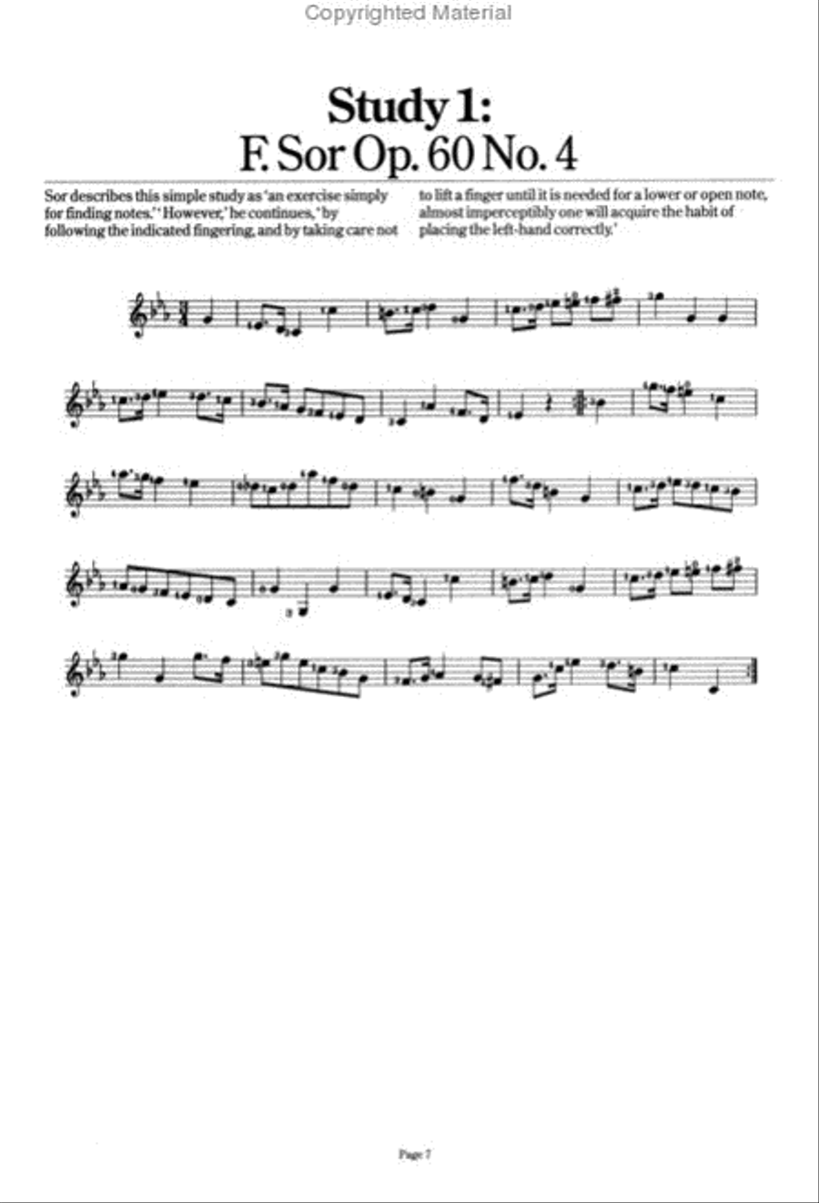 100 Graded Classical Guitar Studies Acoustic Guitar scores gallery preview page 2