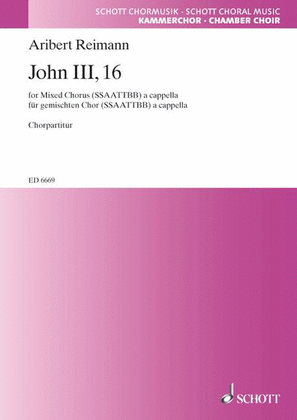 Book cover for John III, 16