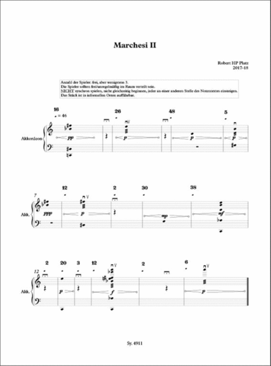 Marchesi II Marchesi II Accordion scores gallery preview page 2