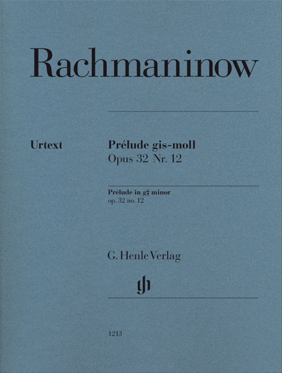 Prelude in G-sharp minor, Op. 32 No. 12 Piano Solo scores gallery preview page 1