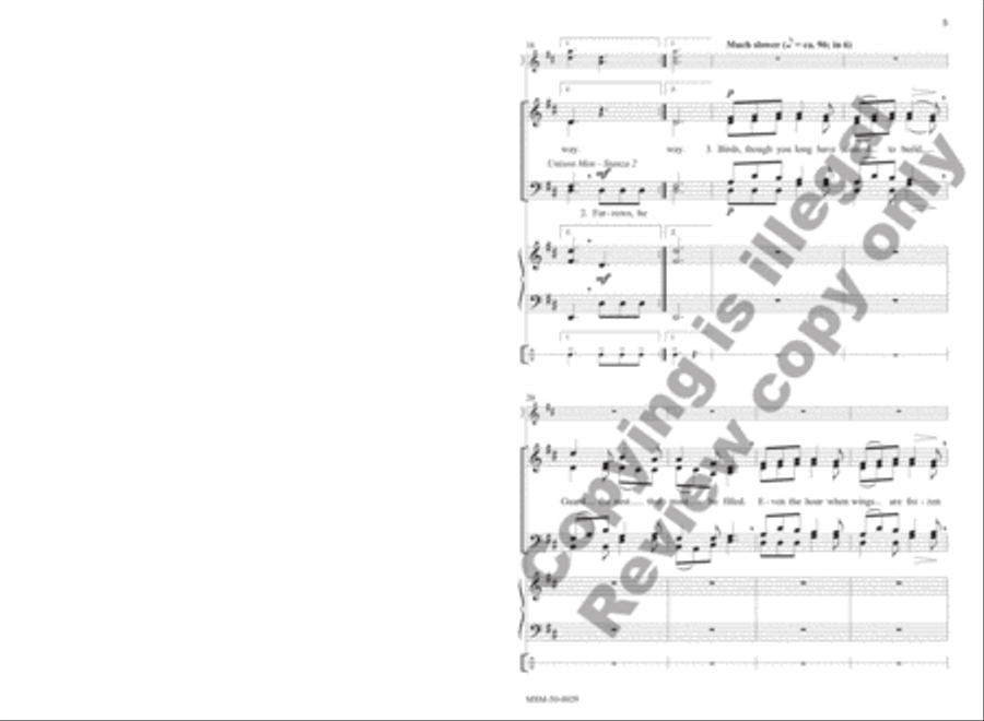 People, Look East People, Look East 4-Part scores gallery preview page 5