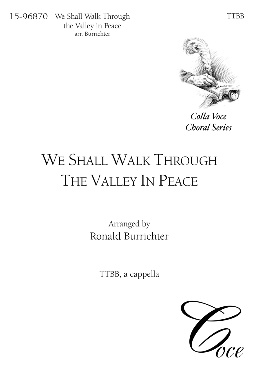 We Shall Walk Through The Valley In Peace TTBB scores gallery preview page 1