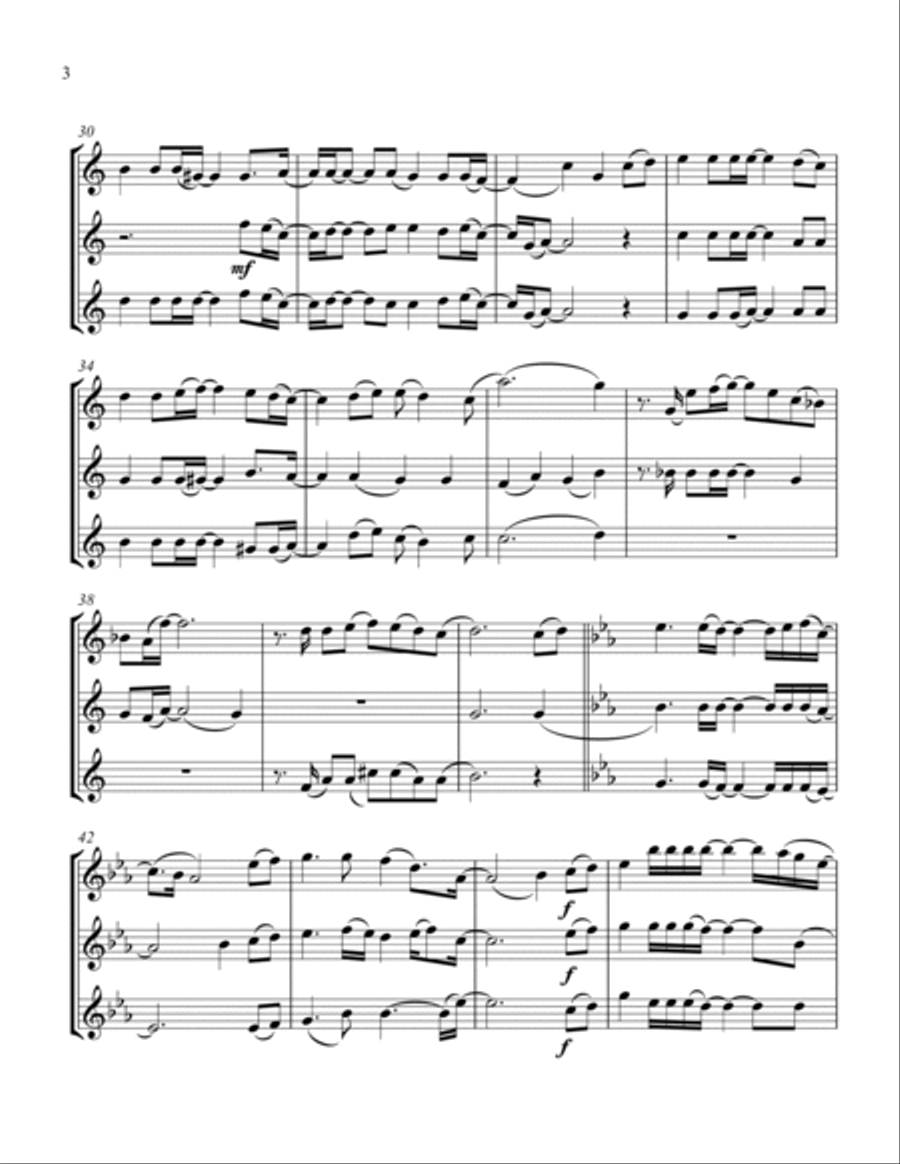 Ships Ships Clarinet Trio scores gallery preview page 4
