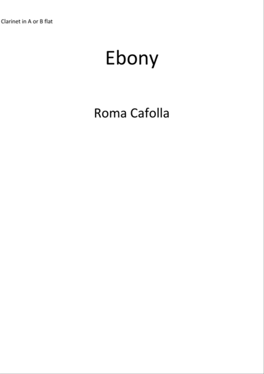 Ebony Set of Parts scores gallery preview page 1