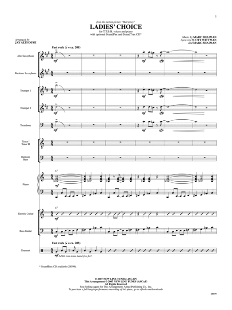 Ladies' Choice Choir scores gallery preview page 2