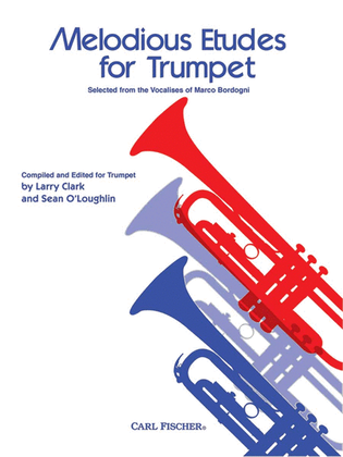 Book cover for Melodious Etudes For Trumpet