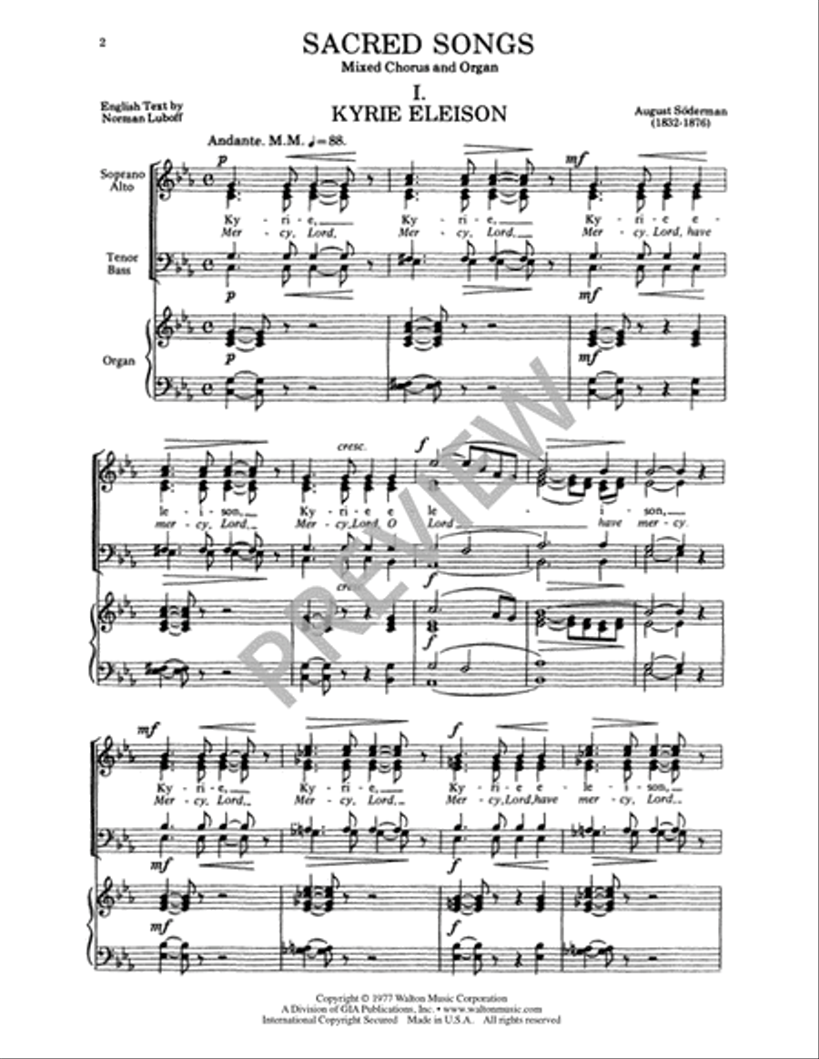 Sacred Songs Sacred Songs Divisi scores gallery preview page 3