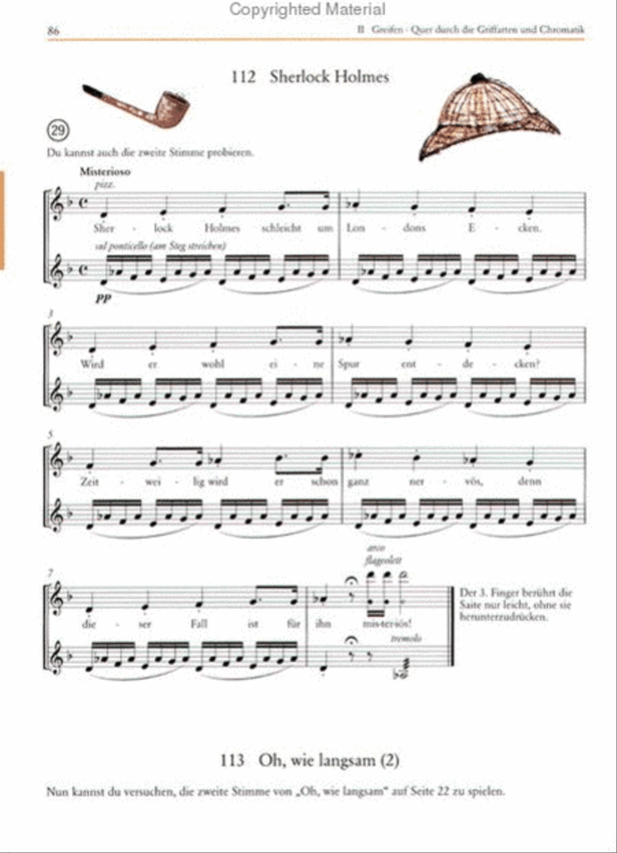 Der Geigenkasten Violin Solo scores gallery preview page 5