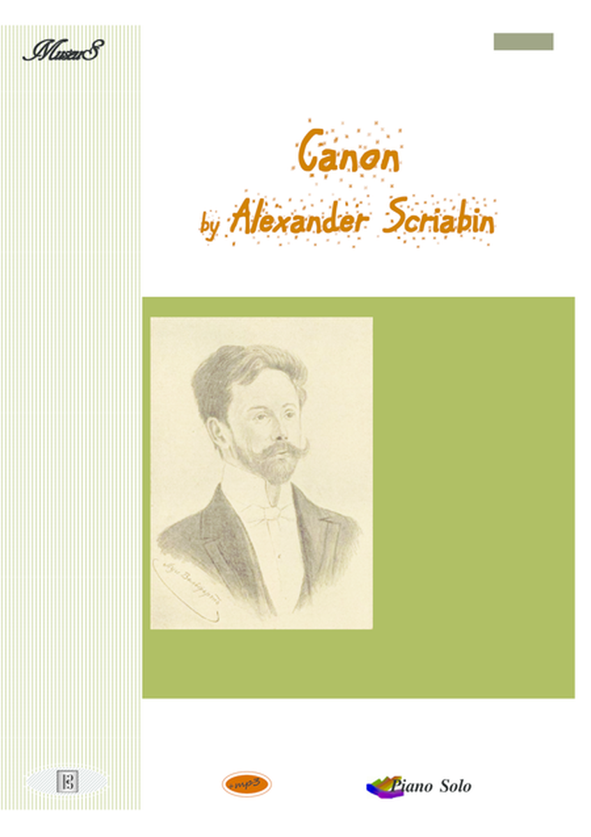 Canon piano solo by Alexander Scriabin image number null