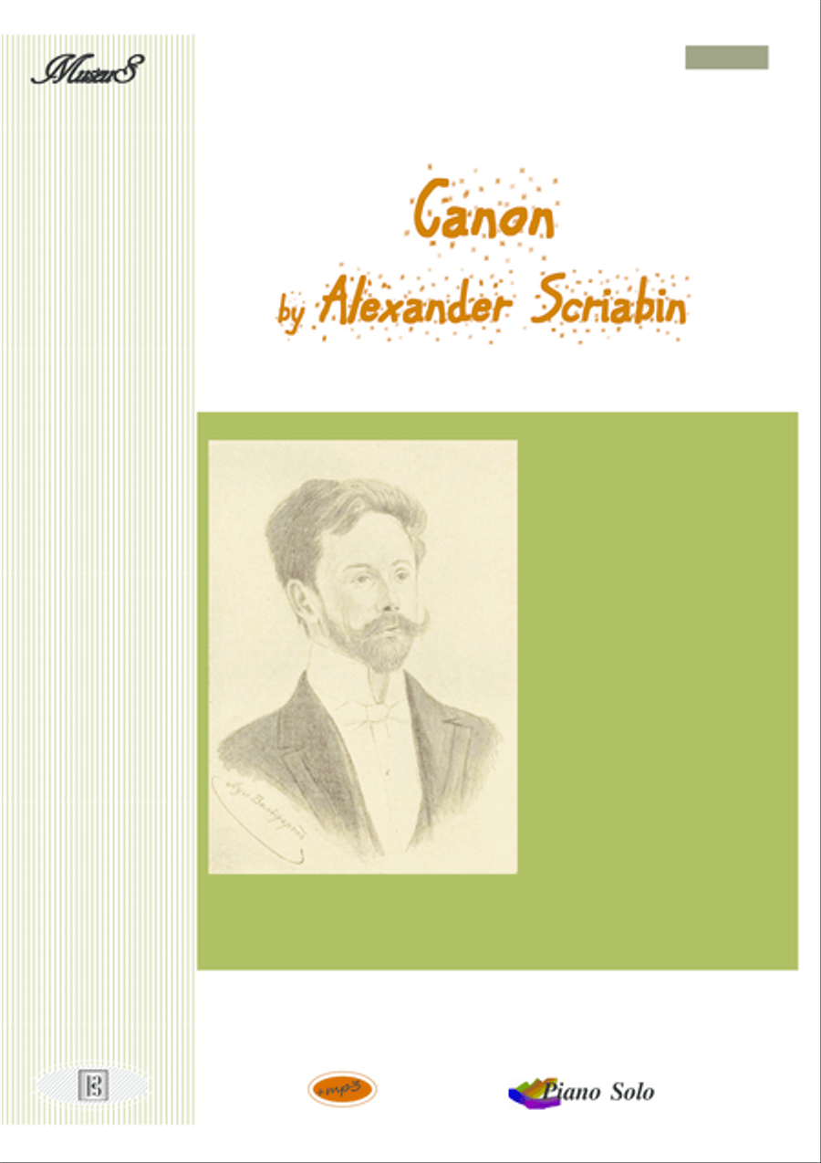 Canon piano solo by Alexander Scriabin by Alexander Scriabin Piano Solo - Digital Sheet Music