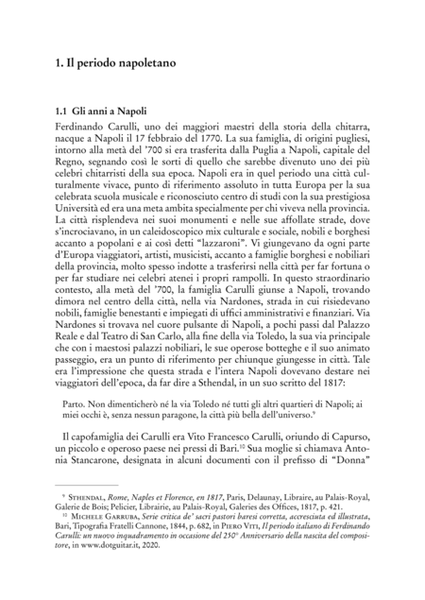 Ferdinando Carulli maestro "napolitano". Biografia aggiornata, stile compositivo e cronologia delle opere