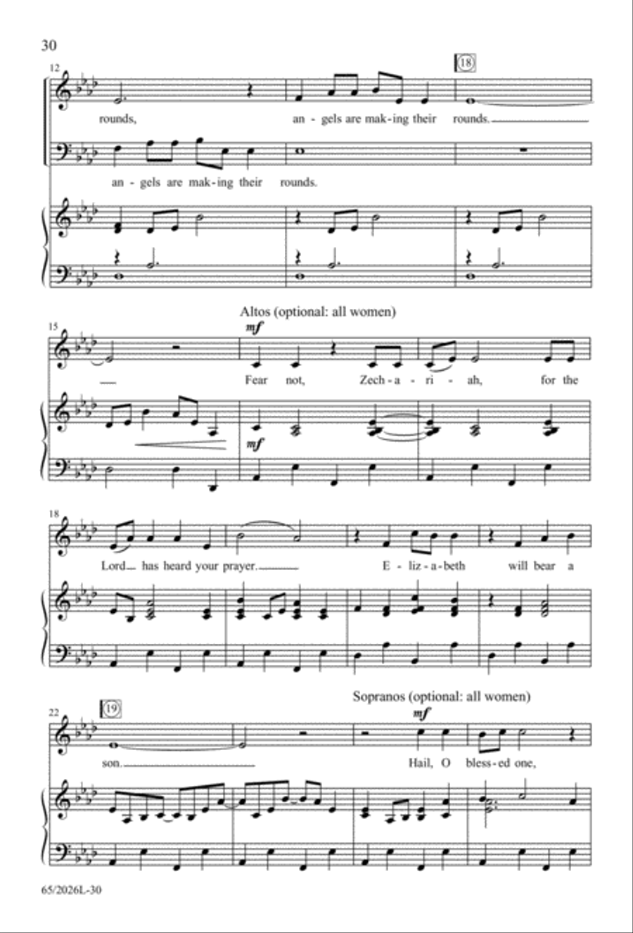 Night of the Father's Love 4-Part scores gallery preview page 31