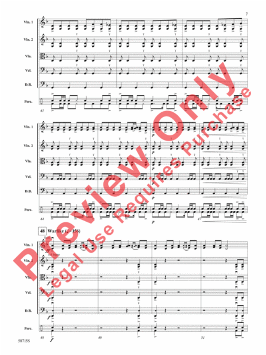 Battle Battle String Orchestra scores gallery preview page 8