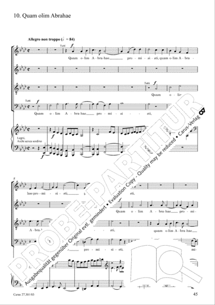 Requiem in F minor Requiem in F minor 4-Part scores gallery preview page 50