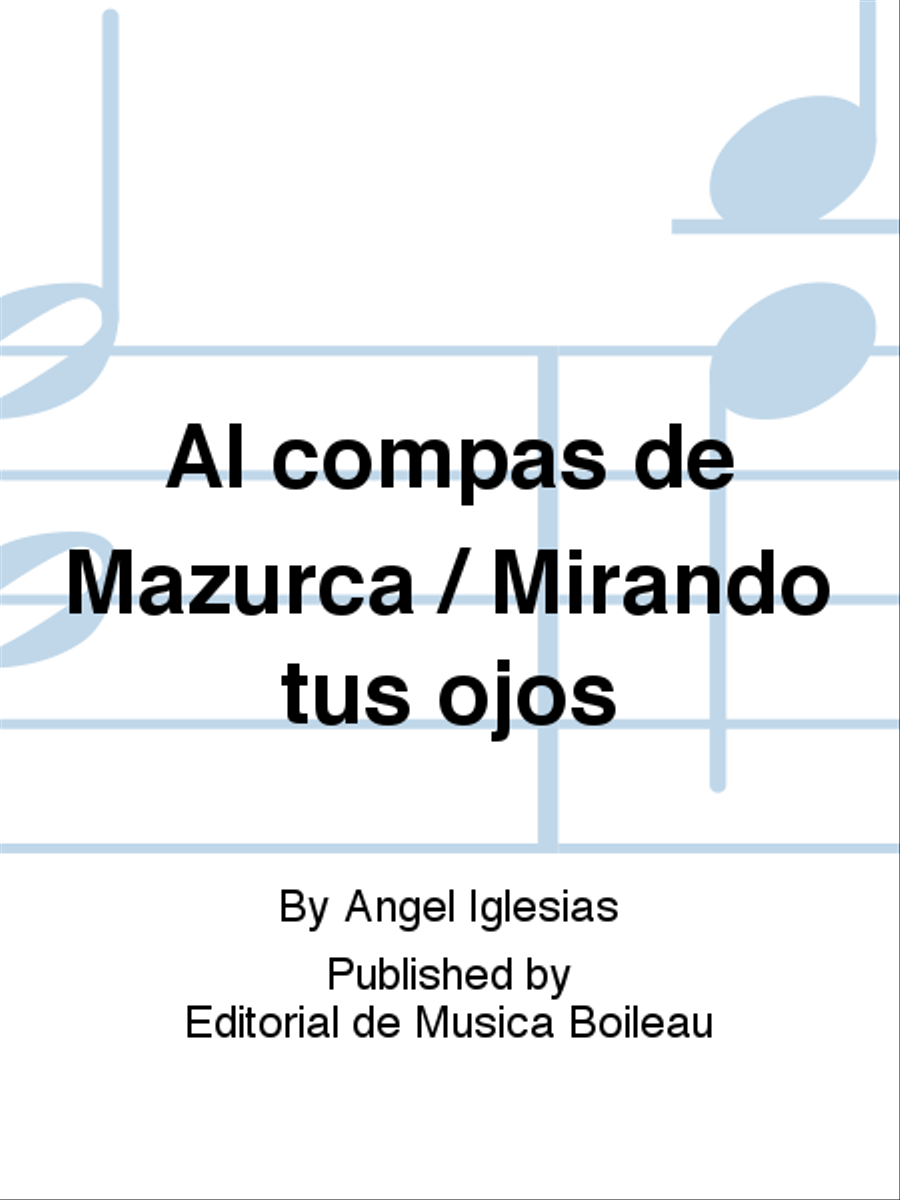 Al compas de Mazurca / Mirando tus ojos Guitar scores gallery preview page 1