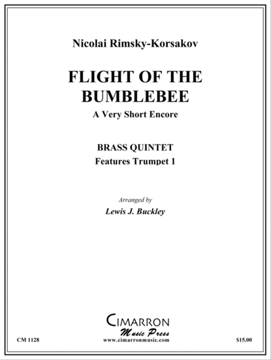 Flight of the Bumblebee Brass Quintet scores gallery preview page 1