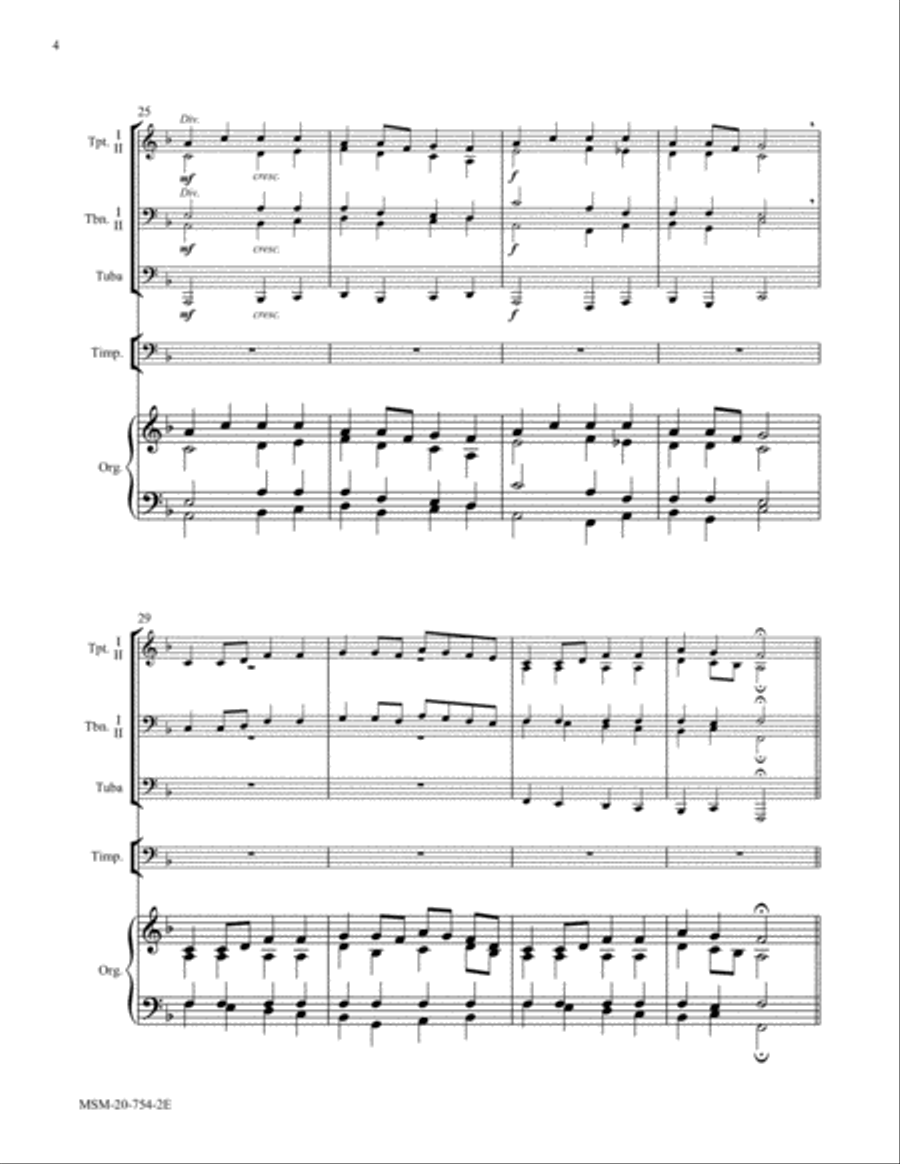 HOLY MANNA in F Choir scores gallery preview page 4