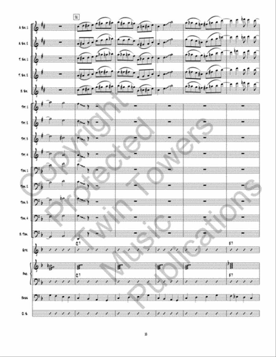 Sink Or Swim Sink Or Swim Jazz Ensemble scores gallery preview page 11