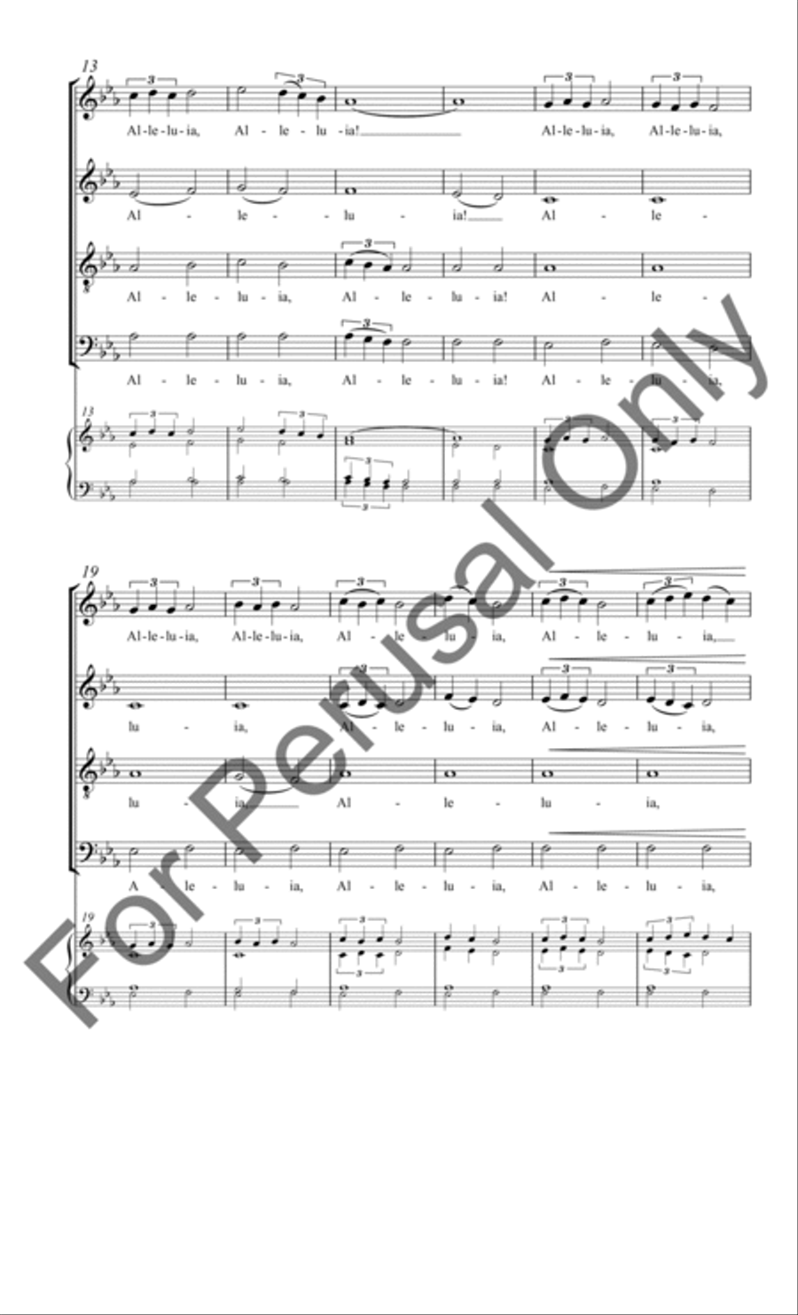 Alleluia! Divisi scores gallery preview page 3