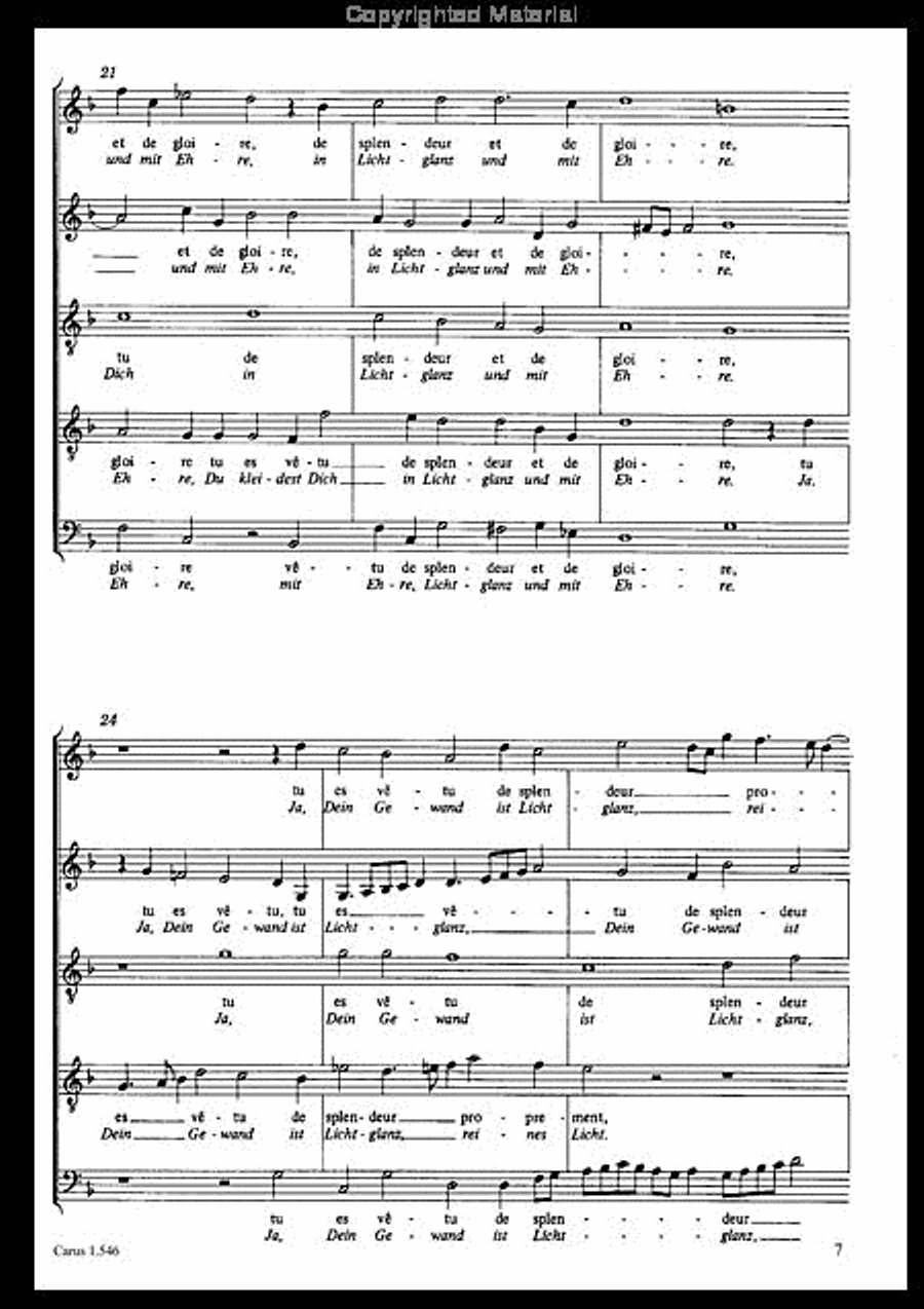 Sus, sus, mon ame SATTB scores gallery preview page 8
