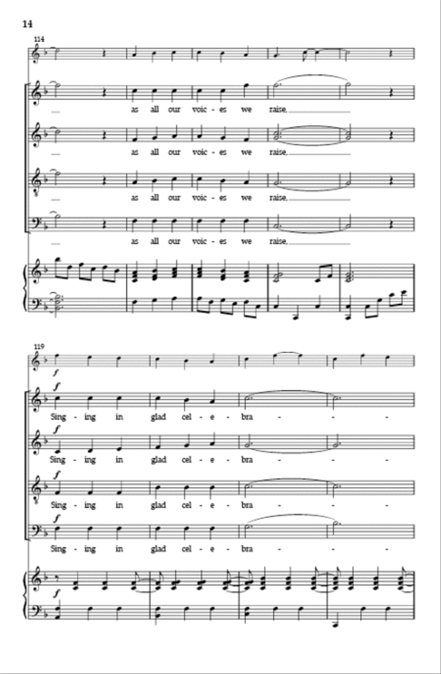 For This Joy 4-Part scores gallery preview page 13