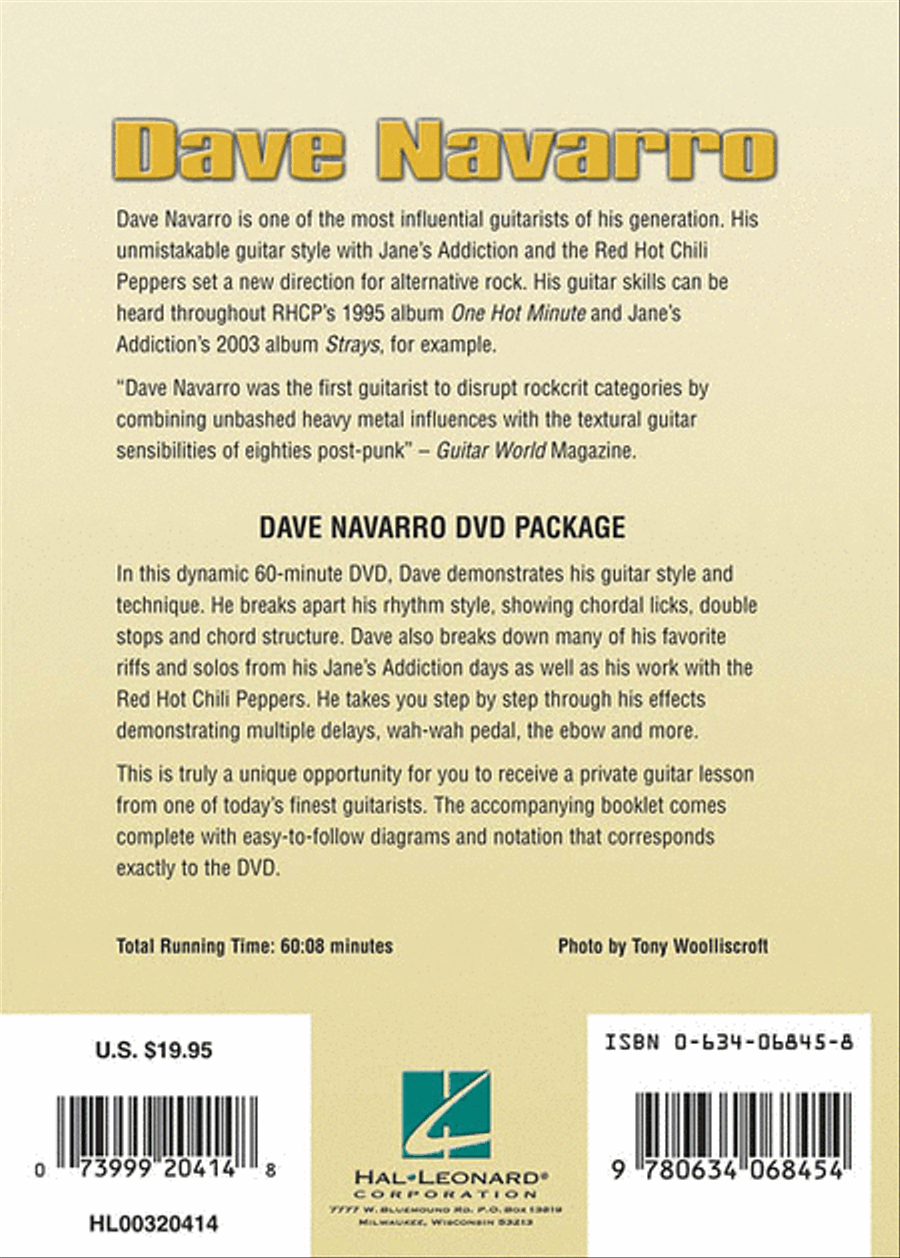 Dave Navarro Dave Navarro Guitar Tablature scores gallery preview page 2