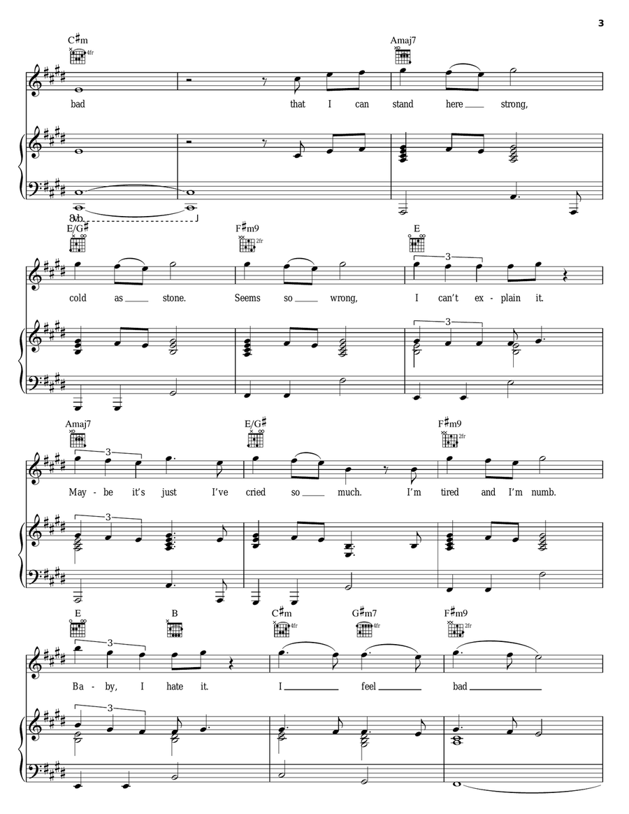 I Feel Bad I Feel Bad Piano, Vocal, Guitar scores gallery preview page 3