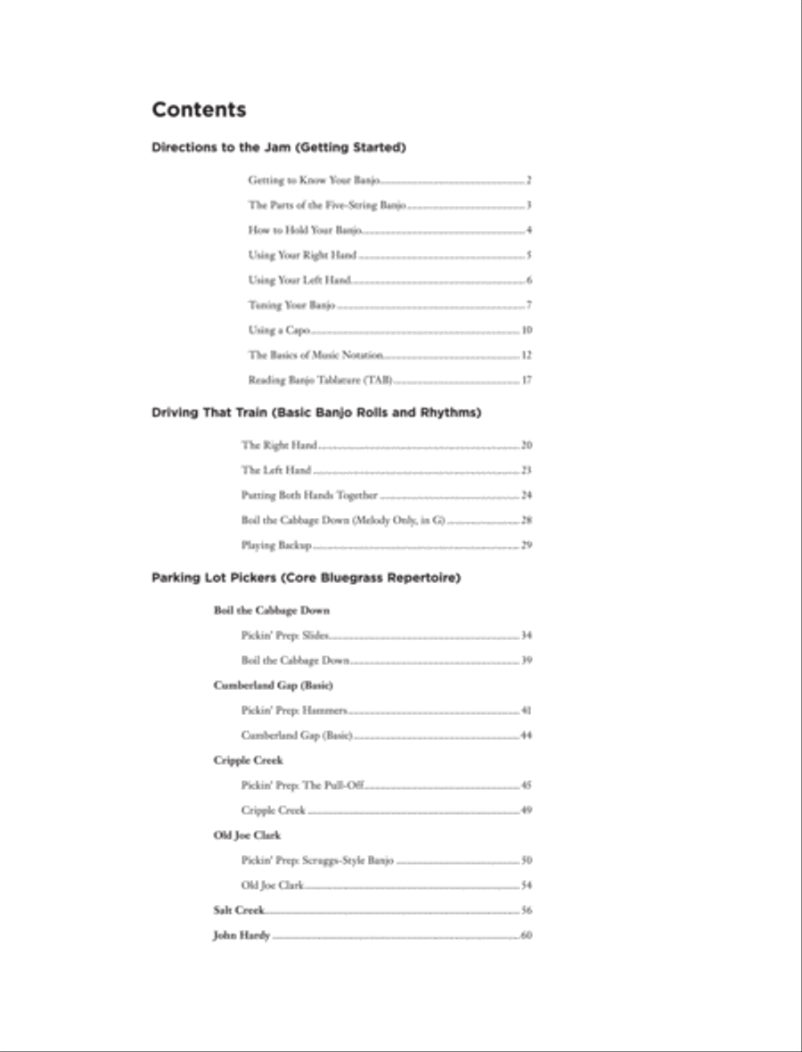The Complete Idiot's Guide to Bluegrass Banjo Favorites Banjo scores gallery preview page 2