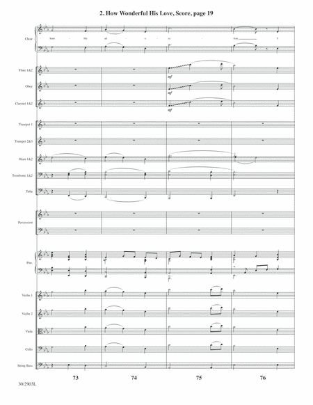 Wondrous Love - Full Orchestra Score