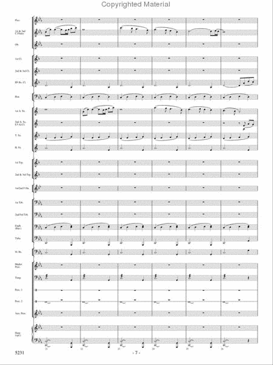 Pilatus: Mountain of Dragons Concert Band scores gallery preview page 5