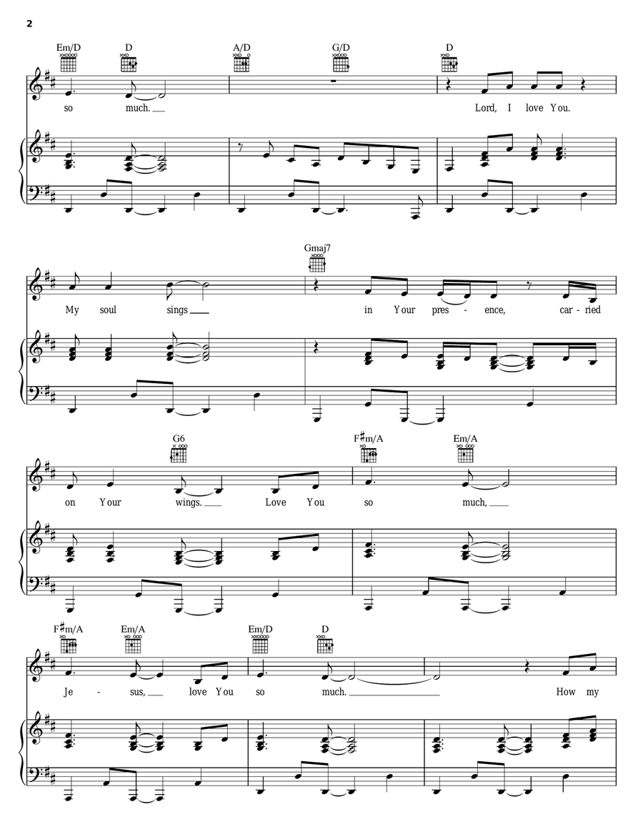Love You So Much Love You So Much Acoustic Guitar scores gallery preview page 2
