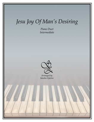 Jesu, Joy Of Man's Desiring (1 piano, 4 hand duet)