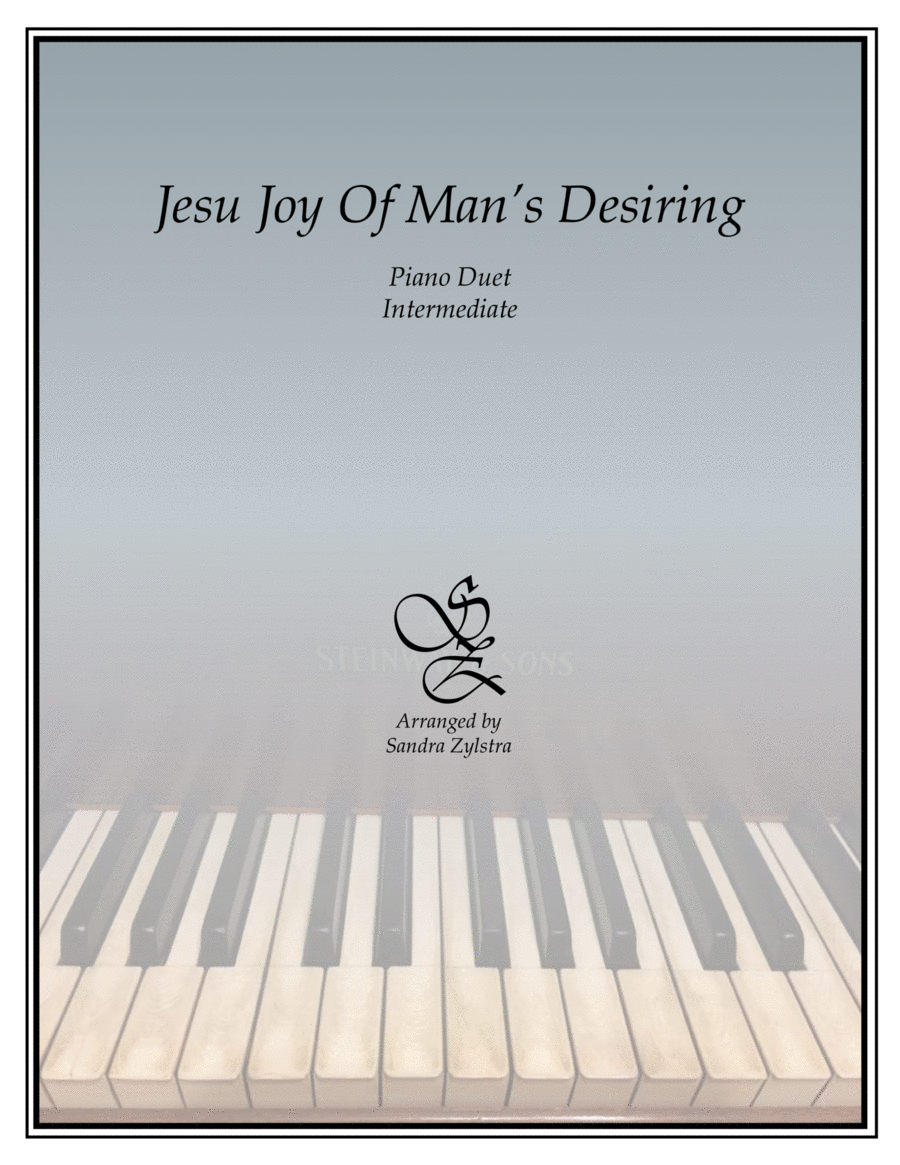 Book cover for Jesu, Joy Of Man's Desiring (1 piano, 4 hand duet)