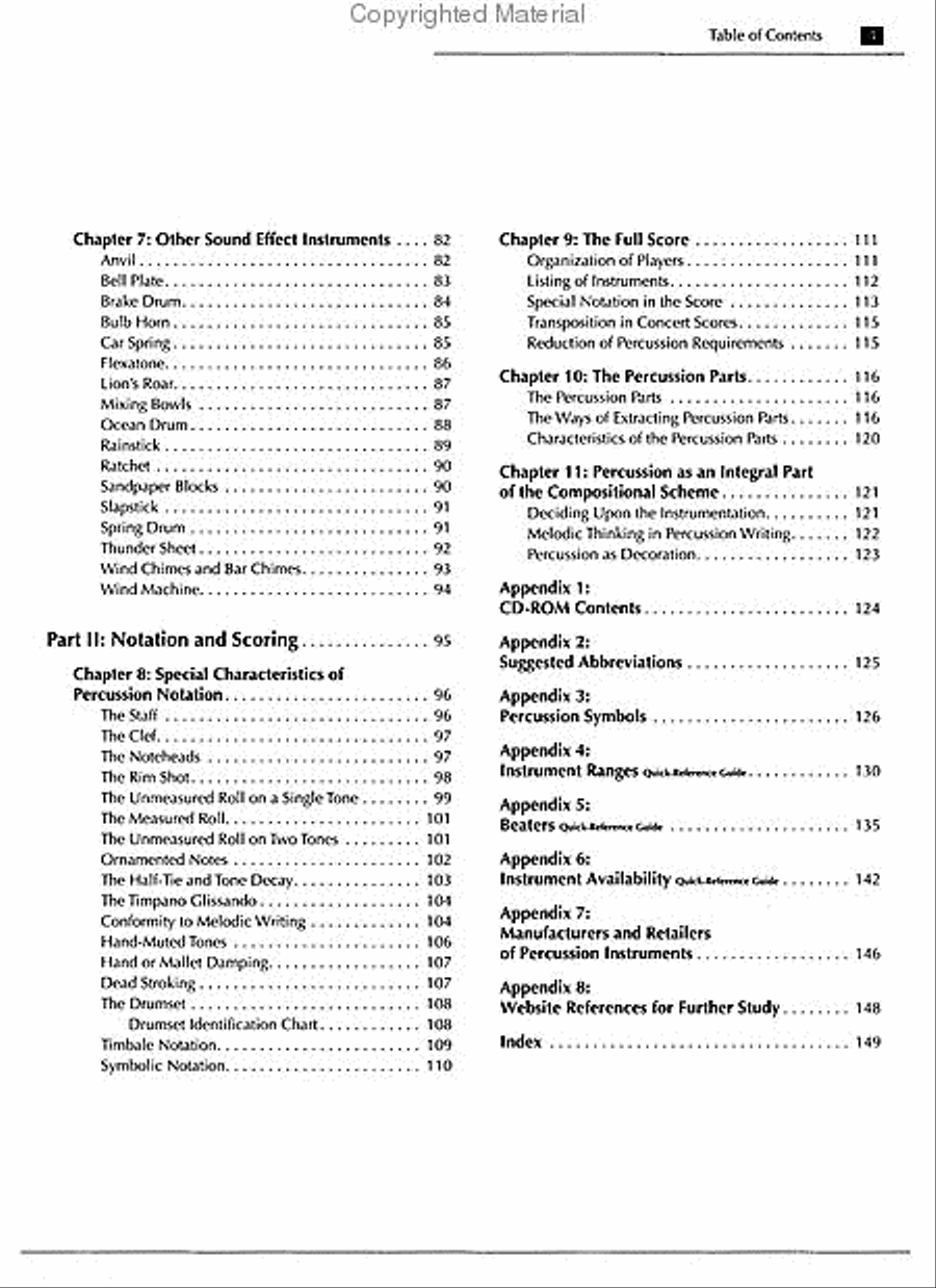 Scoring for Percussion Scoring for Percussion Percussion scores gallery preview page 3