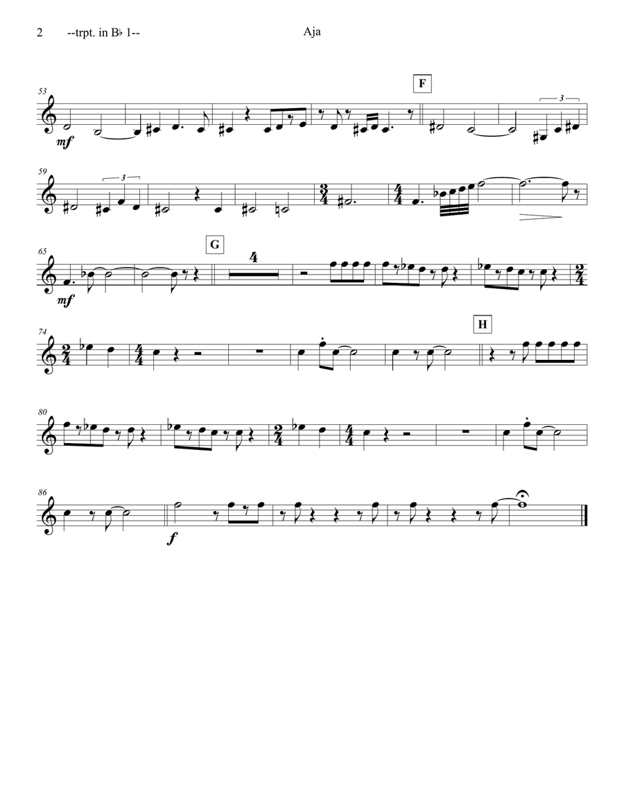 Aja Aja Horn scores gallery preview page 2
