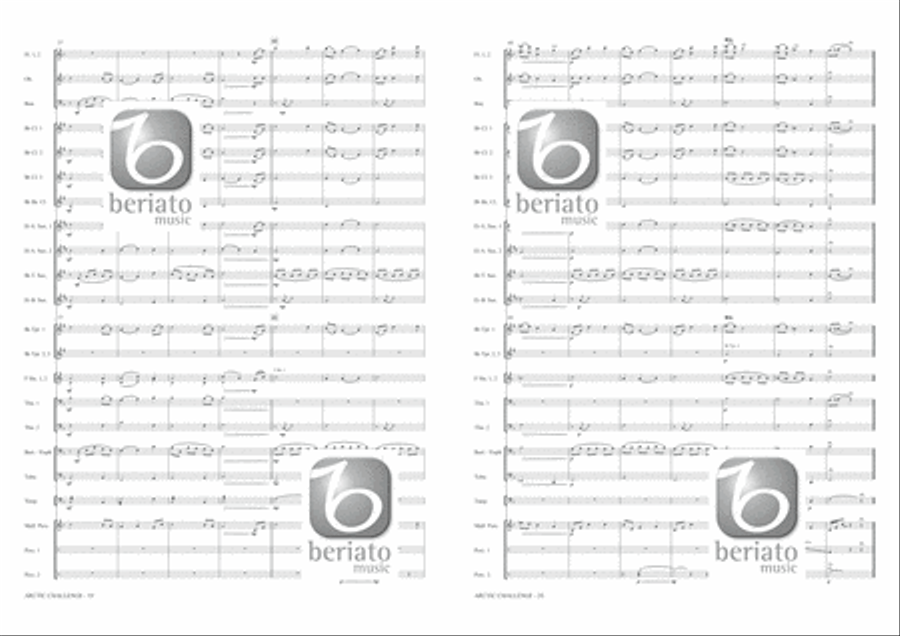 Arctic Challenge Concert Band scores gallery preview page 11