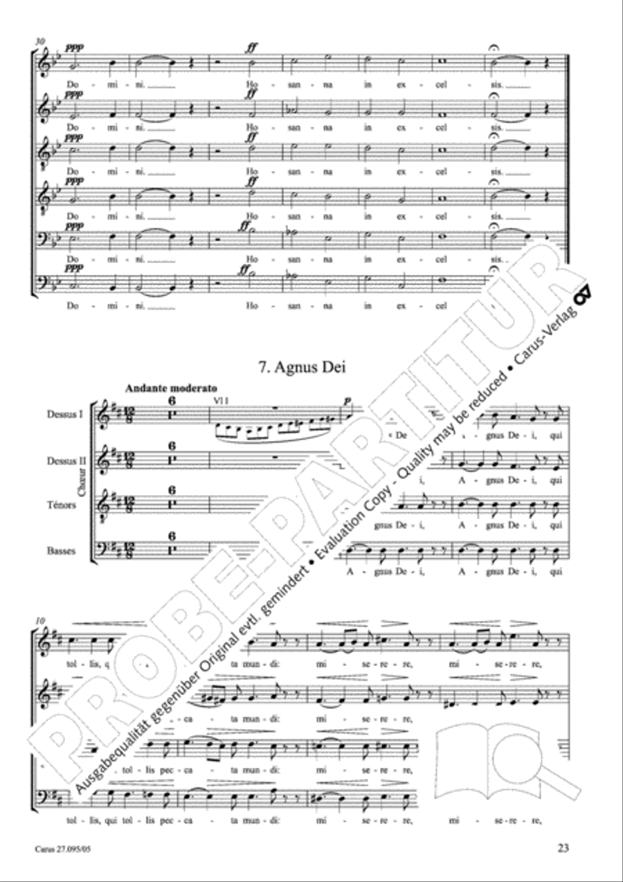 Messe solennelle de sainte Cecile Messe solennelle de sainte Cecile STB scores gallery preview page 24