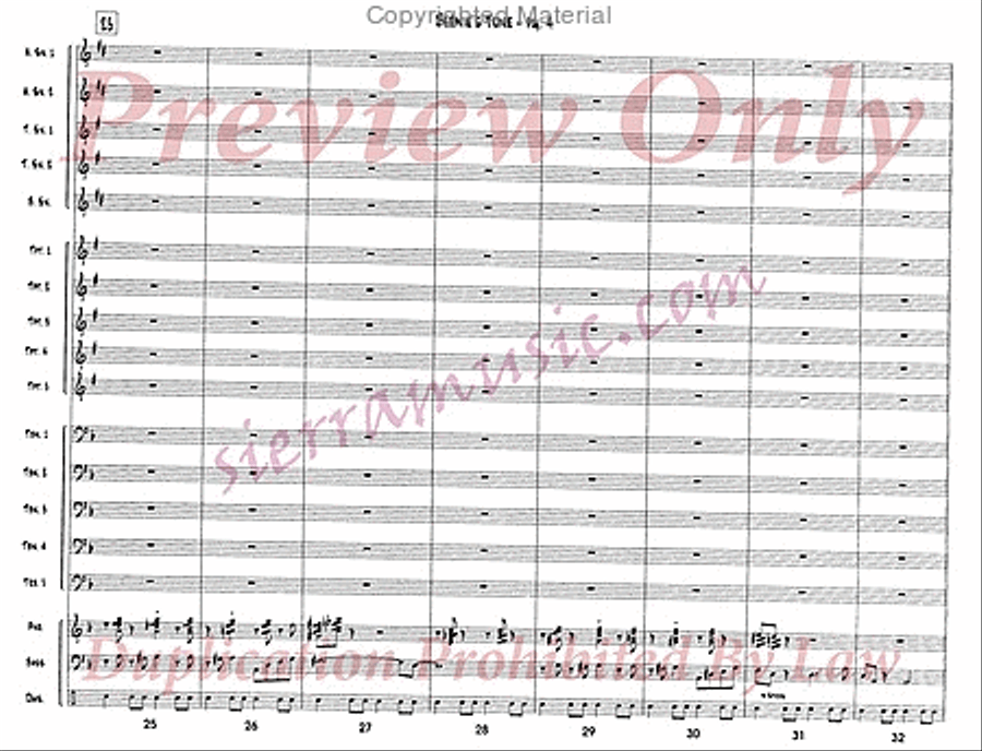 Bernie's Tune Jazz Ensemble scores gallery preview page 5
