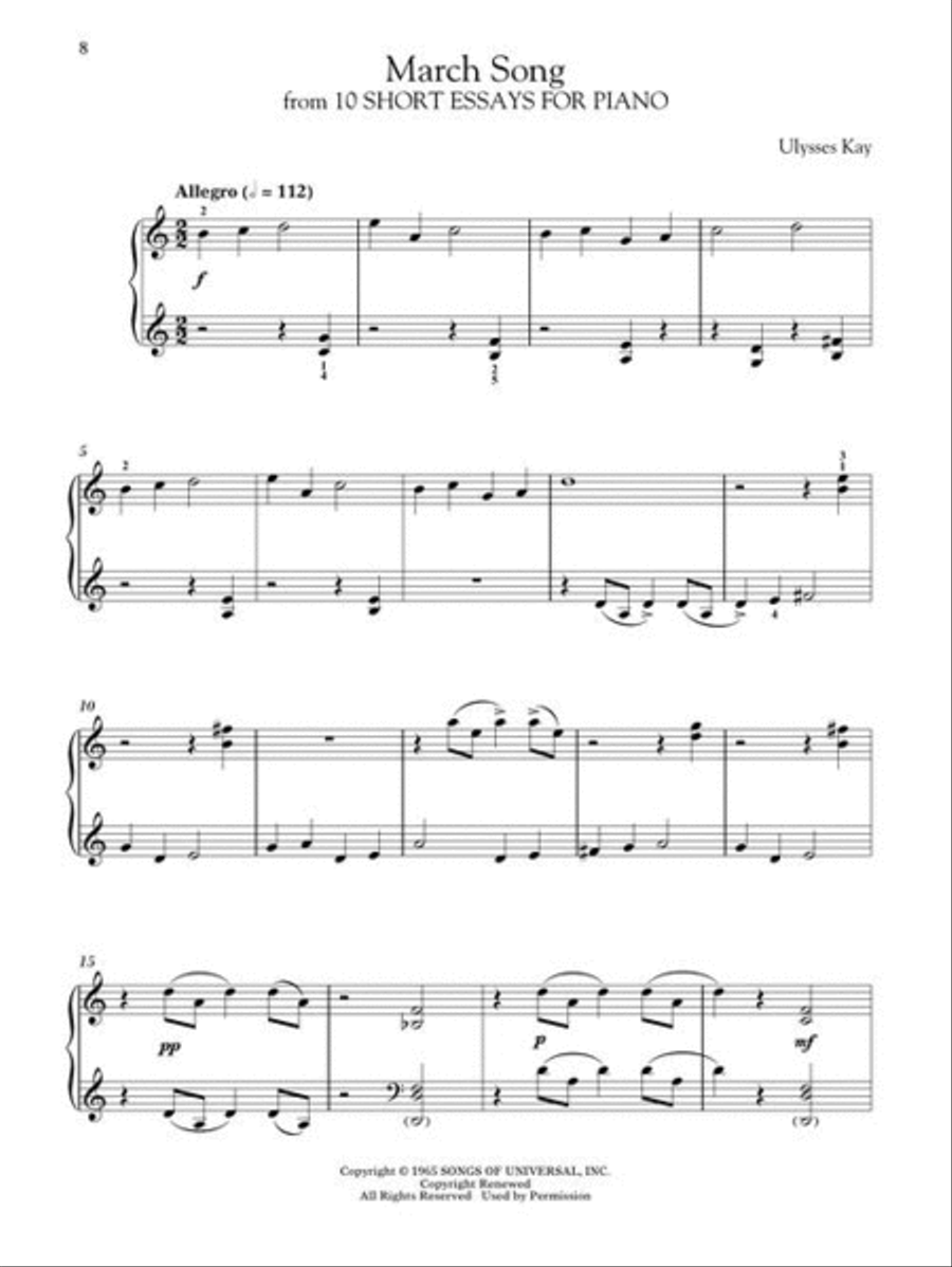 Expanding the Repertoire: Music of Black Composers - Level 2 Piano Solo scores gallery preview page 4