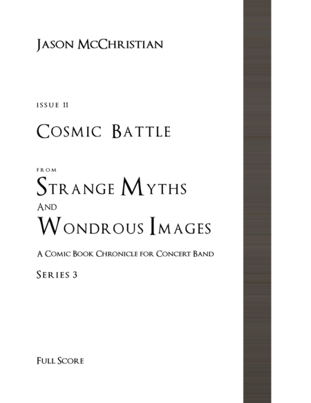 Issue 11, Series 3 - Cosmic Battle from Strange Myths and Wondrous Images - A Comic Book Chronicle f image number null