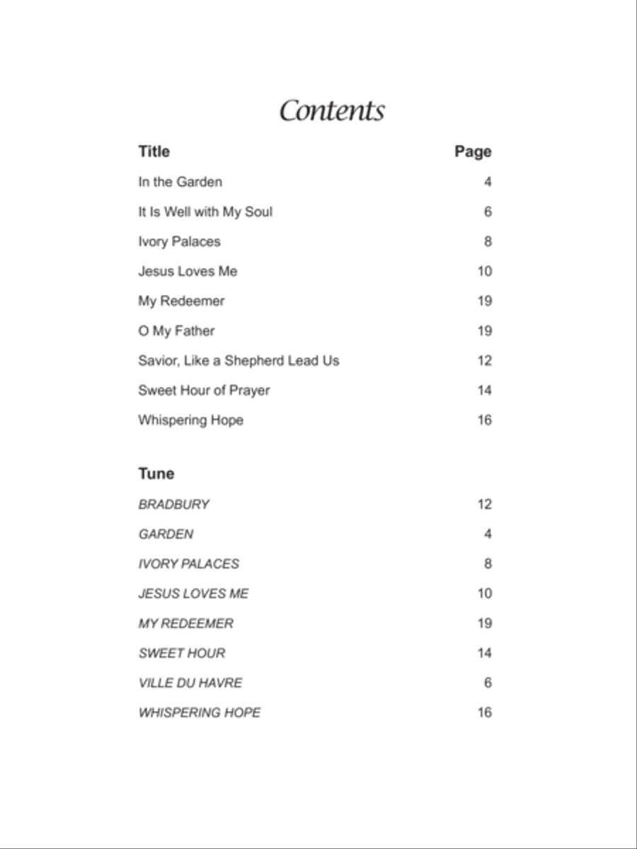 Gospel Music for Manuals Organ scores gallery preview page 2