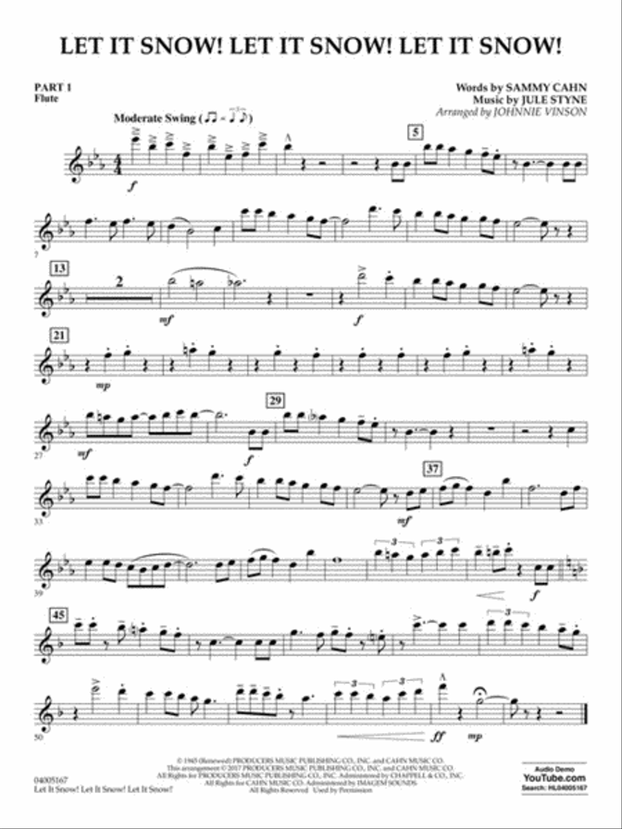 Let It Snow! Let It Snow! Let It Snow! Concert Band scores gallery preview page 4