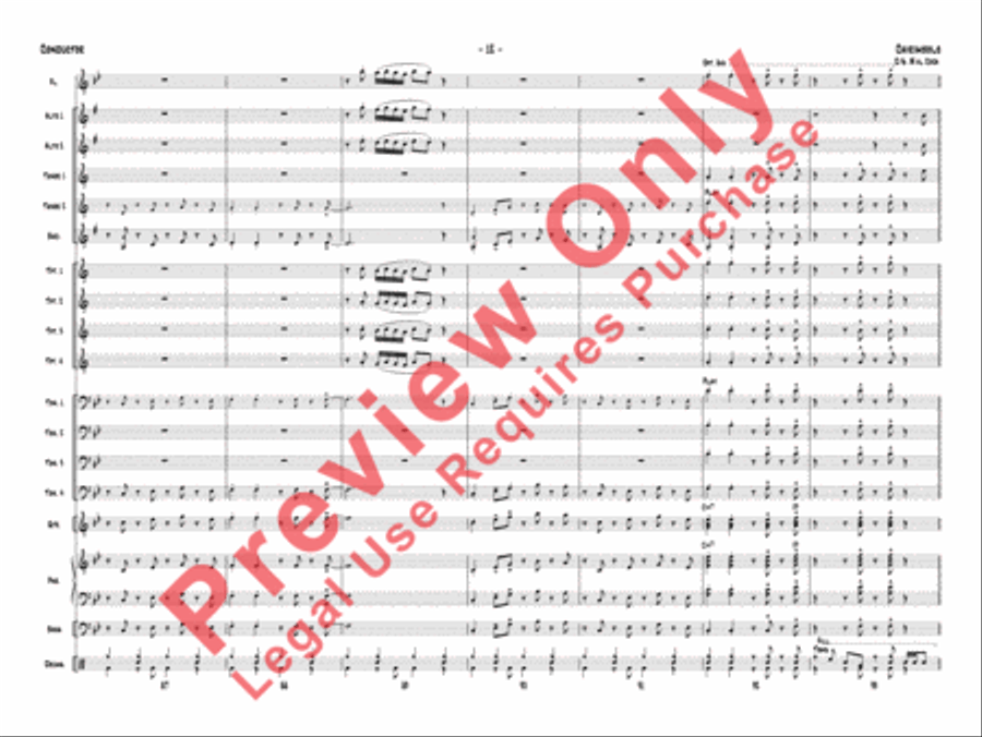 Chirimbolo Jazz Ensemble scores gallery preview page 15
