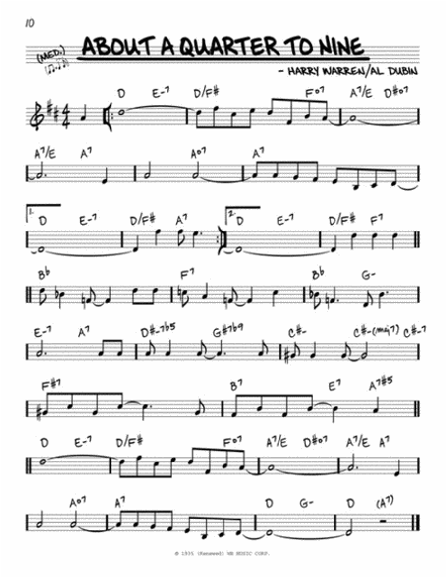 The Real Book – Volume VI B-Flat Instrument scores gallery preview page 2