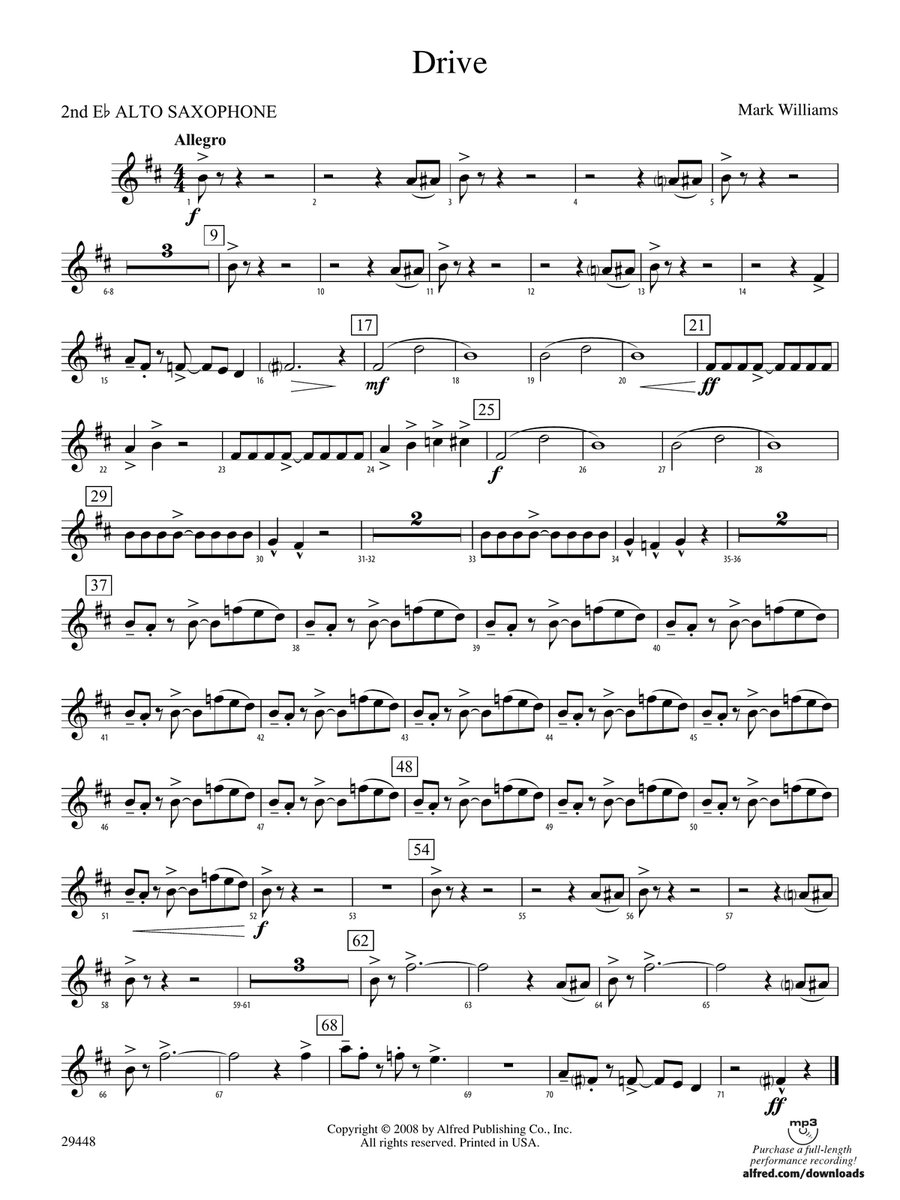 Drive: 2nd E-flat Alto Saxophone