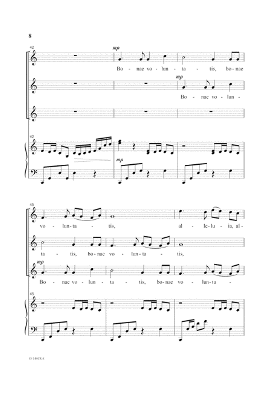 Exaudi! Laudate! SSA scores gallery preview page 9