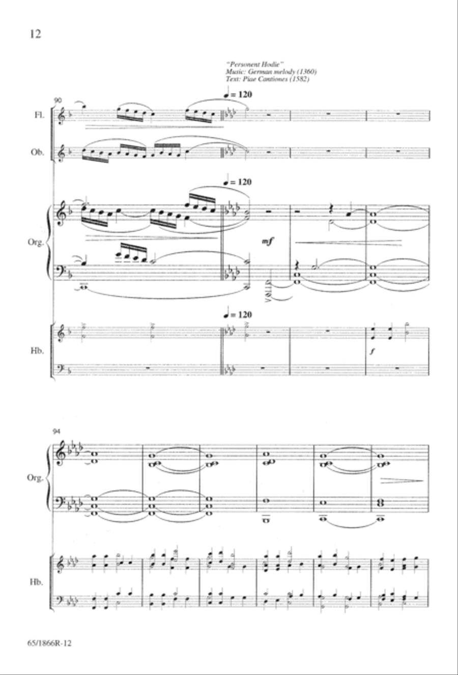 How Sweet the Sound 4-Part scores gallery preview page 14