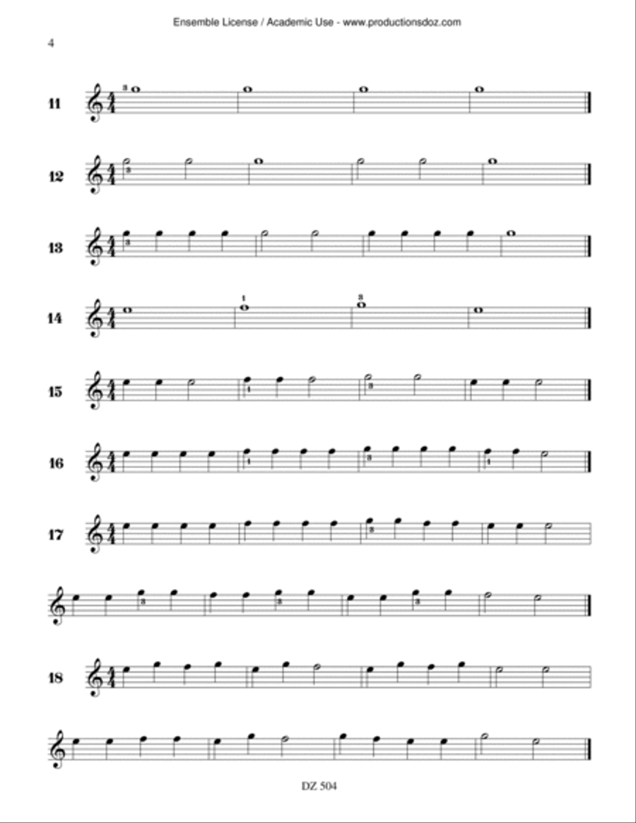 Exercices progressifs de lecture à vue Classical Guitar scores gallery preview page 3