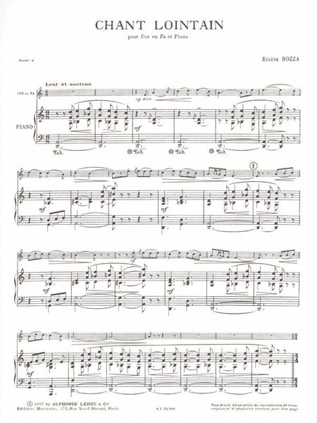 Fareway Song (horn And Piano)